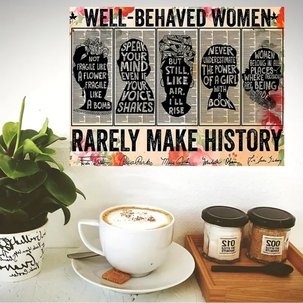 Inspirational Women's Quote Wall Art - Unframed - Picture 2 of 5